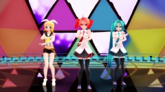 初音未来,镜音双子,重音teto - ハッピートラップ