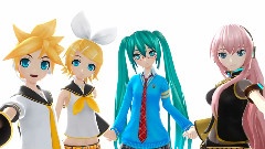 初音未来,巡音流歌,镜音双子,VOCALOID家族,动漫专属 - 梦の続き