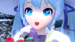 初音未来 - 白い雪のプリンセスは