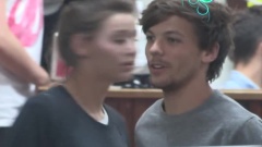 One Direction - Louis Tomlinson & Eleanor Calder Depart Shamrock Tattoo In West Hollywood