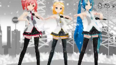 初音未来 - ミク テト リンに ねぇ を踊ってもらいました