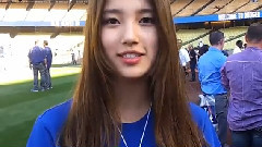 秀智(miss A),miss A - 杉矶道奇球场给柳贤振应援影像