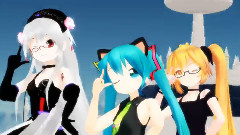 初音未来,亚北音留 - 多重未来のカルテット