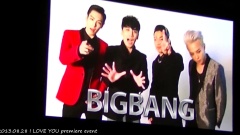 BigBang - <I LOVE YOU>首映活动影像