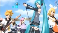 初音未来,镜音双子,巡音流歌 - こっち向いてBaby