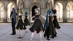 镜音双子,巡音流歌,VOCALOID家族,初音未来 - Crazy ∞ nighT