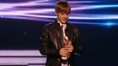 Justin Bieber - 最佳国际新人奖项获奖感言