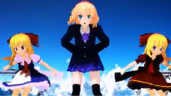东方project - アリスにブレザー制服を着せてみた