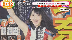 AKB48,SKE48,松井玲奈 - めざましテレビ SKE48 松井玲奈に卒業報道