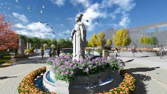 音乐短片 - 秋韵湖景观动画漫游