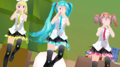 初音未来,镜音双子,重音teto - 好き!雪!本気マジック!