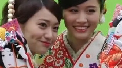 前田敦子 - お正月を写そう2015 ふなっしー AKBと共演