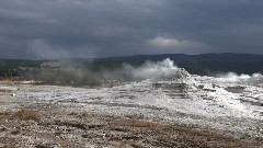 Upper & Lower Geyser Basins,Yellowstone National Park,USA
