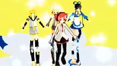 初音未来,重音teto,镜音双子,洛天依 - Ponponpon