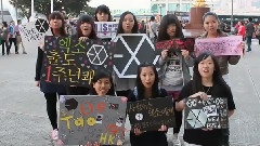 EXO - 香港粉丝对EXO出道一周年的祝福