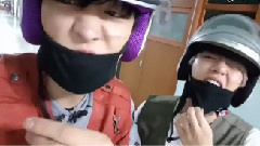 EXO - 三明治送餐员变身的灿烈和伯贤 惊喜的粉丝福利! 18秒