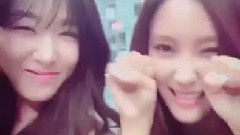 Tiffany(少女时代),朴孝敏(T-ara),T-ara,少女时代 - Instagram更新With Tiffany&朴孝敏