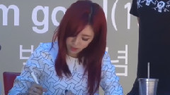 T-ara,咸慇晶(T-ara) - 仁川新世界百货签