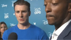 Chris Evans,影视原声,欧美群星 - 电影<美国队长>Chris Evans和Anthony Mackie参加D23 Expo接受采访