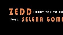 Zedd - I Want You To Know