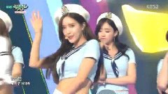 T-ara - 完全疯了 - KBS音乐银行 现场版 15/08/21