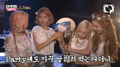 Tiffany(少女时代),秀英(少女时代),泰妍(少女时代),孝渊(少女时代),少女时代 - MBC Show Champion Backstage Interview Cut