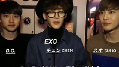 EXO,EXO-K,EXO-M - D.O&CHEN&SUHO对灿烈荧屏处女作的感动评论
