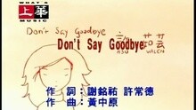 许茹芸 - DON'T SAY GOODBYE