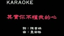 童安格 - 其实你不懂我的心