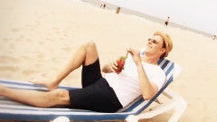 Ich bin am Strand