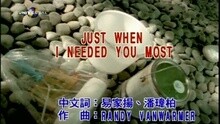 潘玮柏 - JUST WHEN I NEEDED YOU MOST