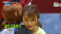 Nine Muses,EXID - MBC 偶像运动会 第1部 女子摔跤 预选赛 Nine Muses vs EXID