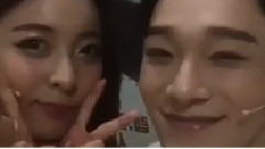 Luna(f(x)),Chen(EXO),EXO-M,EXO,f(x) - Luna Everyshot With Chen Cut