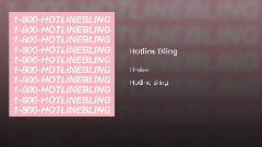 Drake - Hotline Bling