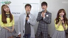 Lovelyz & 金烔完 & Tei 后台采访 现场版 15/10/23