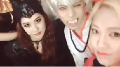 孝渊(少女时代),Henry,徐贤(少女时代),少女时代,SM Town - 金孝渊Instagram更新SMTOWN万圣节聚会Cut