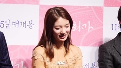 秀智(miss A) - 151029 秀智 电影<桃李花歌>制作发布会 采访 饭拍-1(cr:BOB)