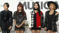 尹普美(Apink),吴夏荣(Apink),孙娜恩(Apink),金南珠(Apink),Apink - MBC Melon颁奖典礼红地毯采访 APINK Cut
