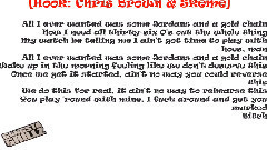 Chris Brown - 36 Oz 歌词版