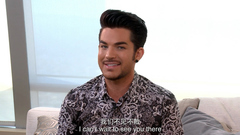 Adam Lambert - Adam Lambert问候中国歌迷