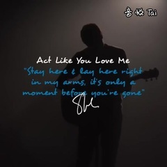 Shawn Mendes - Act Like You Love Me宣传片