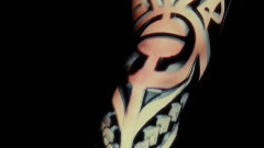 原创,音乐短片 - Video Mapping Projection on Tattoos