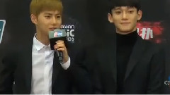 SUHO(EXO),GOT7,SUGA(防弹少年团),SHINee - <娱乐快报>2015MAMA颁奖礼记者会 众组合现身星光熠熠