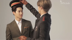 EXO,EXO-K,EXO-M - IVYclub 画报拍摄花絮