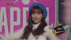 April(韩国) - Muah! - 音乐银行 现场版 15/12/11