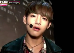V(防弹少年团),田柾国(防弹少年团),防弹少年团 - Showchampion 后台花絮采访