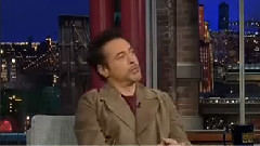 Robert Downey Jr. - David Letterman Part 3