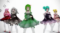 镜音双子,巡音流歌,gumi,IA,初音未来 - 一骑当千