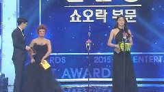 金雪炫(AOA) - Show.娱乐部门最佳新人赏 - 2015KBS演艺大赏 15/12/26