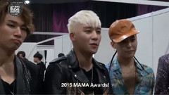 大声(BigBang),胜利(Bigbang),T.O.P(Bigbang),G-Dragon(BigBang),BigBang - MAMA 2015Let's Go Backstage With Bigbang